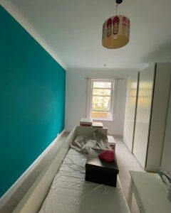 Small bedroom repainted Small bedroom repainted