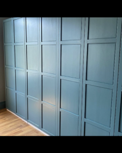 Interior bedroom wardrobes painted. Interior bedroom wardrobes painted.